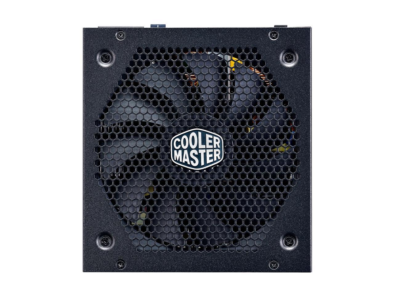 Cooler Master V550 Gold V2 Full Modular, 550W, 80+ Gold Efficiency, Semi-fanless Operation, 16AWG PCIe High-efficiency Cables, 10 Year Warranty