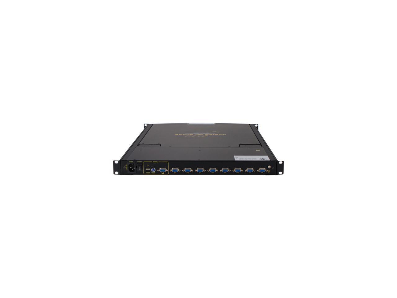 Athena Power SCK-LKD1908 1U Rackmount Server Console 19" 8-Port