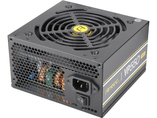Antec Value Power Series VP550 Plus, 550W Non-Modular, 80 PLUS Certified, Thermal Manager, CircuitShield Protection, 120mm Silent Fan with 3-Year Warranty