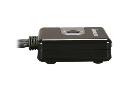IOGEAR GCS42UW6 2-Port Compact USB VGA KVM with Built-in Cables