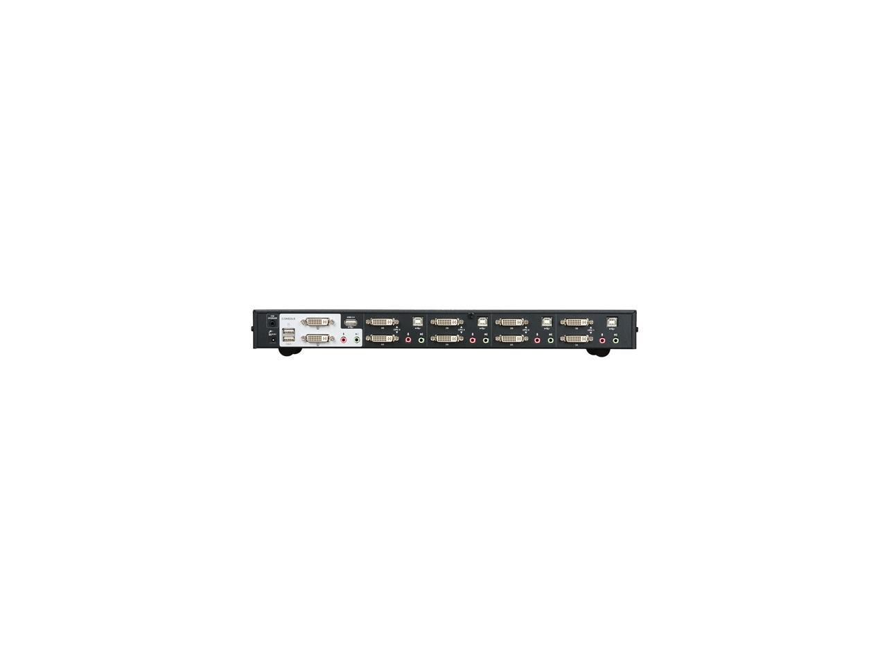 IOGEAR GCS1644 4-Port Dual View Dual-Link DVI KVMP Switch with Audio