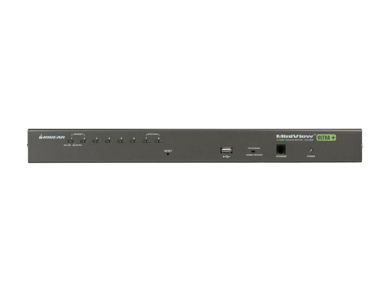 IOGEAR GCS1808KITU 8-Port USB PS/2 Combo VGA KVM Switch with USB KVM Cables