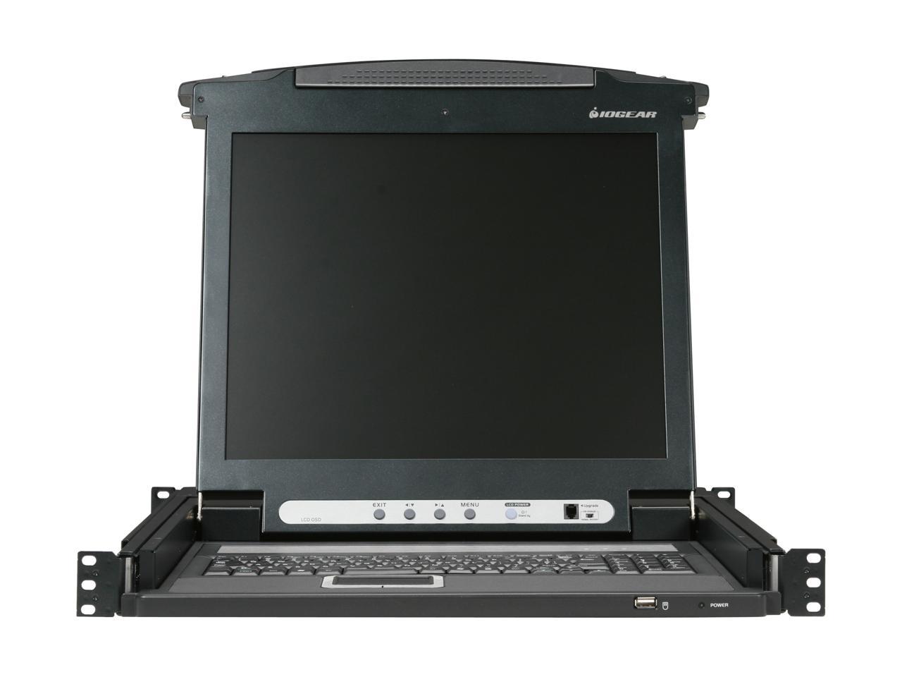 IOGEAR GCL1800 17" LCD KVM Combo Console