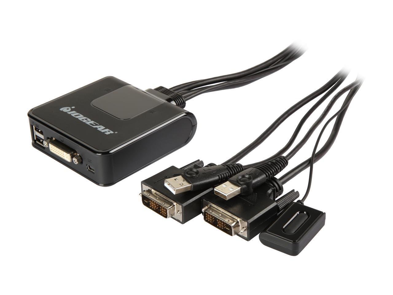 IOGEAR GCS922DPKIT 2-Port DVI and DisplayPort Cable KVM Kit