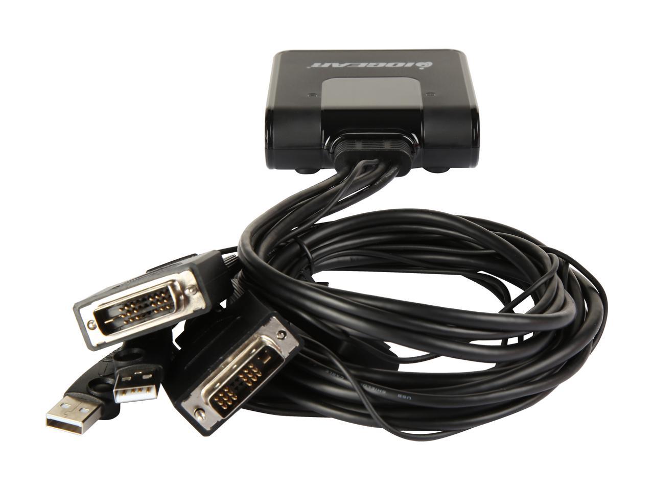 IOGEAR GCS922DPKIT 2-Port DVI and DisplayPort Cable KVM Kit