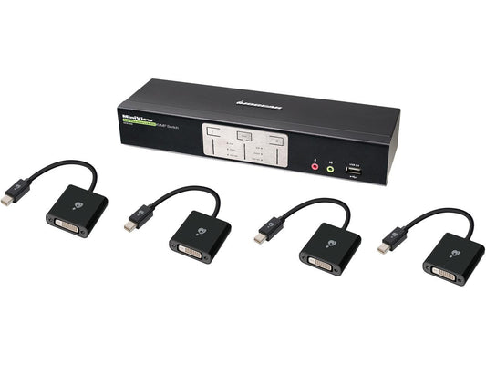 IOGEAR GCS1642MDPKIT 2-Port Dual-Link Dual View DVI and Mini DisplayPort KVMP Kit (TAA Compliant)