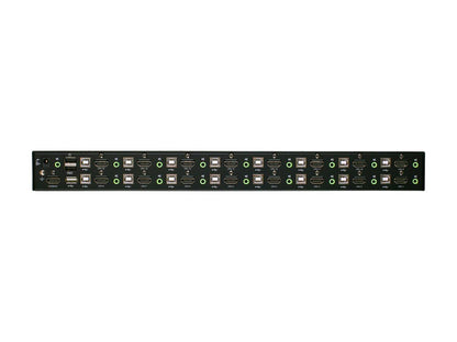 IOGEAR GCS1816HKITU 16-Port USB HDMI KVMP Switch with USB Cable Sets (TAA Compliant)