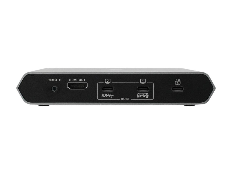 IOGEAR Access Pro GUD3C04 2-Port USB-C KVM Switch with Power Delivery (TAA Compliant)