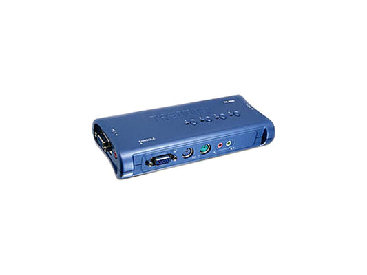 TRENDnet TK-408K 4-Port PS/2 KVM Switch Kit w/Audio