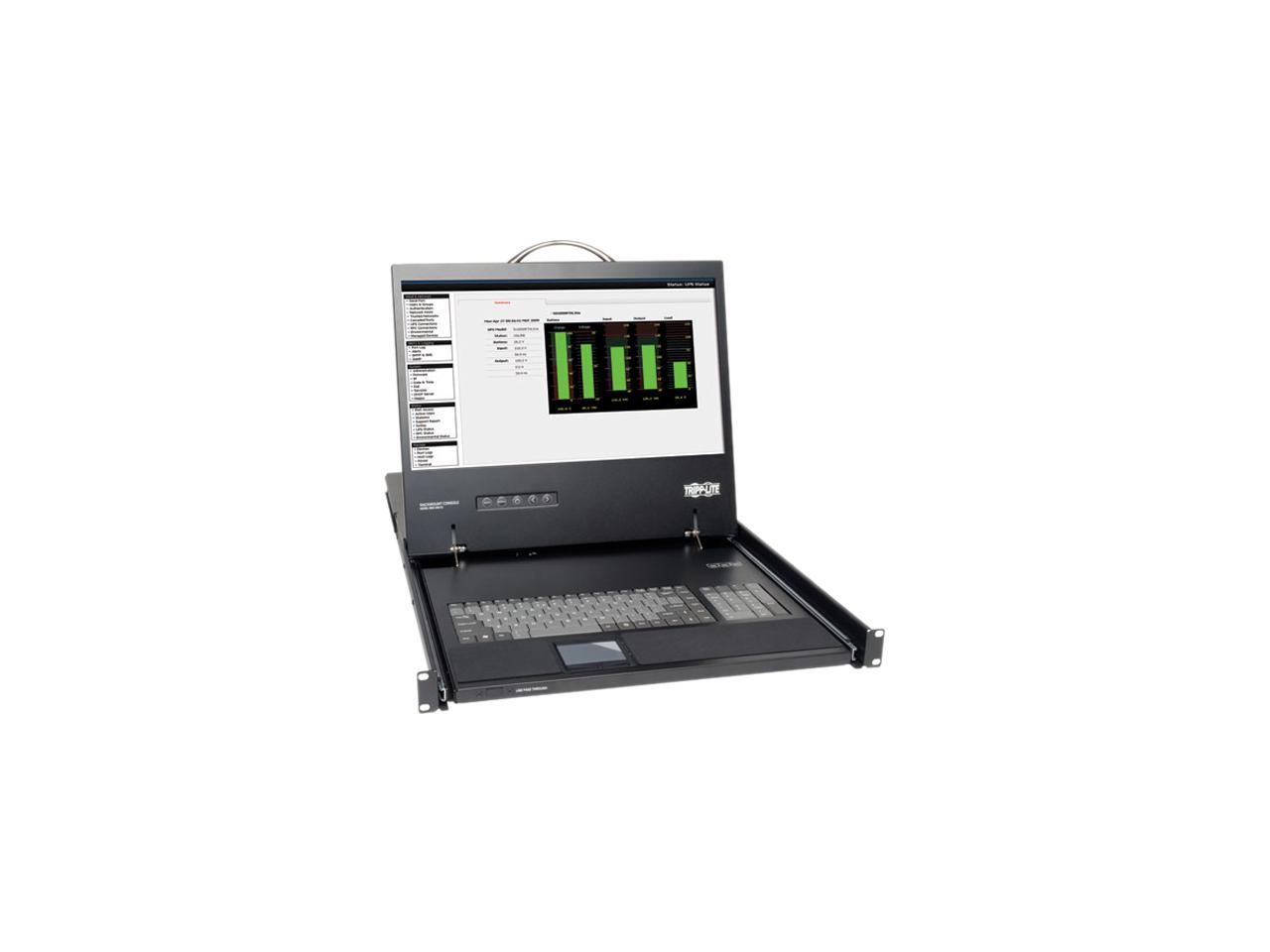 Tripp Lite 1U Rack-Mount Console with 19-in. LCD, PS/2 or USB, TAA (B021-000-17)