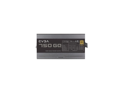 EVGA 750 GQ, 80+ GOLD 750W, Semi Modular, EVGA ECO Mode, 5 Year Warranty, Power Supply 210-GQ-0750-V1