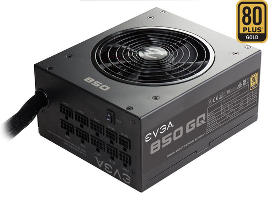 EVGA 850 GQ 210-GQ-0850-V1 80+ GOLD 850W Semi Modular EVGA ECO Mode Power Supply