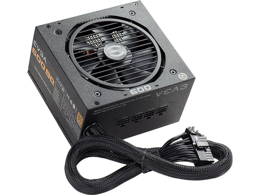 EVGA 600 BQ 110-BQ-0600-K1 BQ 80 Plus Bronze Semi Modular 600W Power Supply