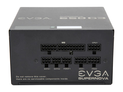 EVGA G3 Series 220-G3-0650-RX 650W ATX12V / EPS12V SLI Ready CrossFire Ready 80 PLUS GOLD Certified Full Modular Power Supply