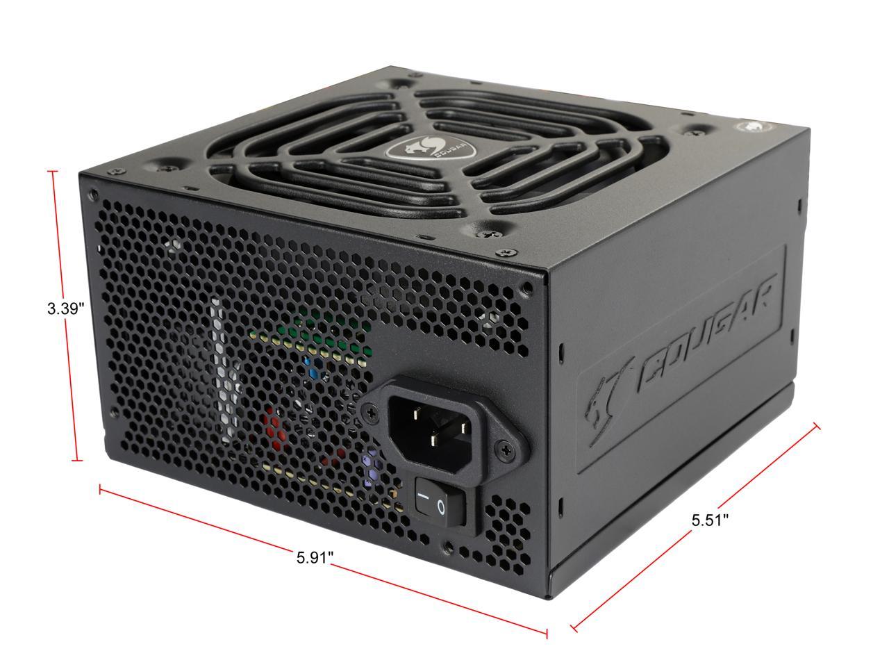 COUGAR VTE Series VTE500 500W ATX12V 80 PLUS BRONZE Certified Non-Modular Active PFC Power Supply