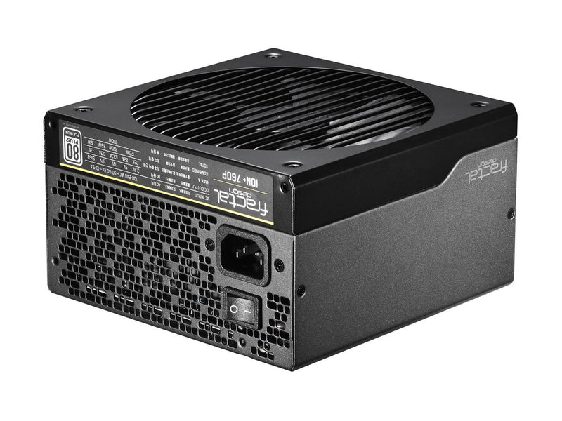 Fractal Design Ion+ 760P 80 PLUS Platinum Certified 760W Full Modular Compact ATX Power Supply with UltraFlex Cables