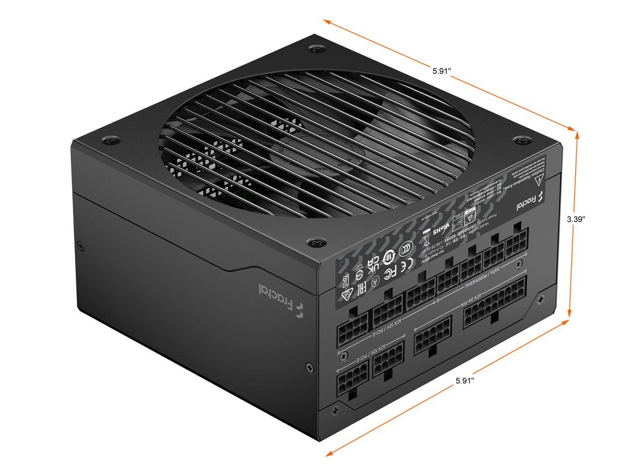 Fractal Design Ion Gold 550W 80 PLUS Gold Certified Fully Modular ATX Power Supply