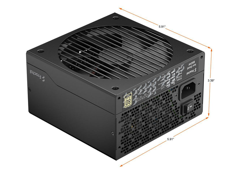 Fractal Design Ion Gold 850W 80 PLUS Gold Certified Fully Modular ATX Power Supply