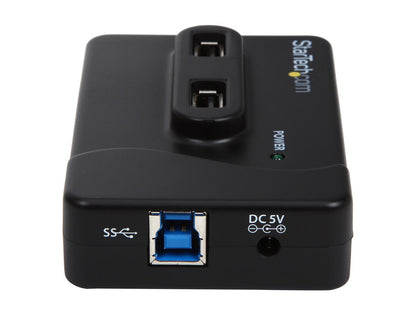 StarTech.com ST7320USBC 6 Port USB 3.0 & USB 2.0 Hub with 2A Charging Port - 2x USB 3.0 Hub Ports & 4x USB 2.0 - Combo USB Hub with 20W Power Adapter