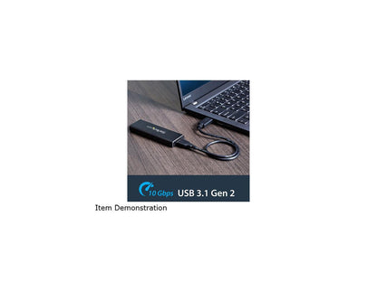 StarTech.com SM2NGFFMBU33 M.2 SSD Enclosure for M.2 SATA SSDs - USB 3.0 (5Gbps) with UASP - External M.2 SSD Enclosure - Aluminum