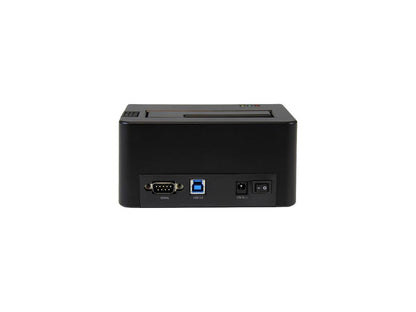 StarTech.com SDOCK1EU3P USB 3.0 Standalone Eraser Dock for 2.5" and 3.5â€? SATA SSD/HDD Drives - Secure Drive Erase with Receipt Printing - SATA I/II