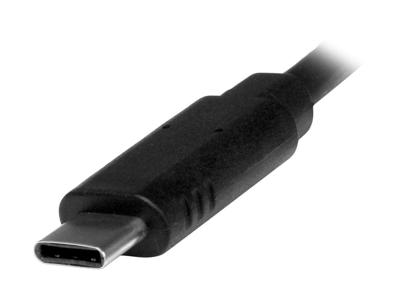 StarTech S251BU31C3CB USB-C External Hard Drive Enclosure - USB 3.1 Type C - Integrated USB C Cable - SATA 6Gpbs - SSD/HDD Enclosure