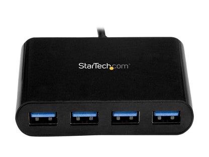 StarTech.com HB30C4AB USB C Hub - 4 Port USB C to USB-A (4x) - Bus Powered USB Hub - USB Type C to USB Hub - USB-C to USB - USB 3.1 Type C