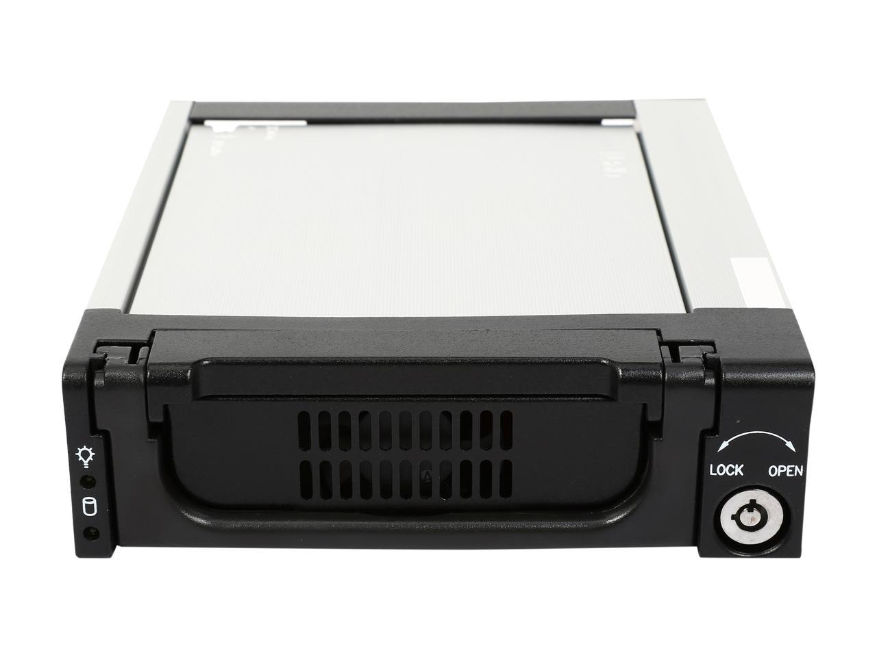 Athena Power MR-135AB 3.5" HDD Hot-Swap Mobile Rack Converts 1 x 5.25" to 1 x 3.5" SATA/SAS 6Gb/s HDD - Aluminum Cage & Tray w/ Dual Function Keylock, LED Indicator & 1 x 40mm Fan - OEM