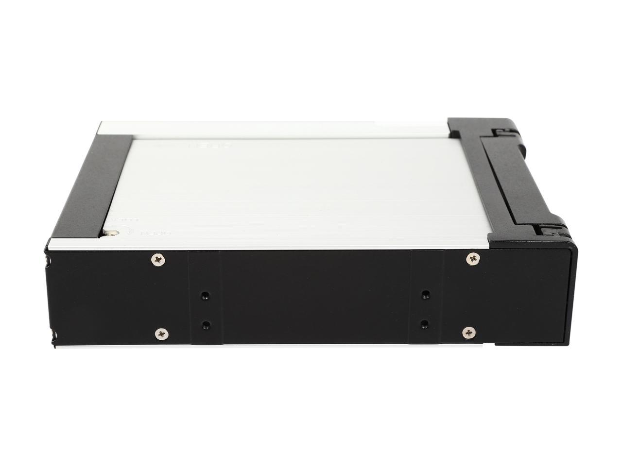 Athena Power MR-135AB 3.5" HDD Hot-Swap Mobile Rack Converts 1 x 5.25" to 1 x 3.5" SATA/SAS 6Gb/s HDD - Aluminum Cage & Tray w/ Dual Function Keylock, LED Indicator & 1 x 40mm Fan - OEM