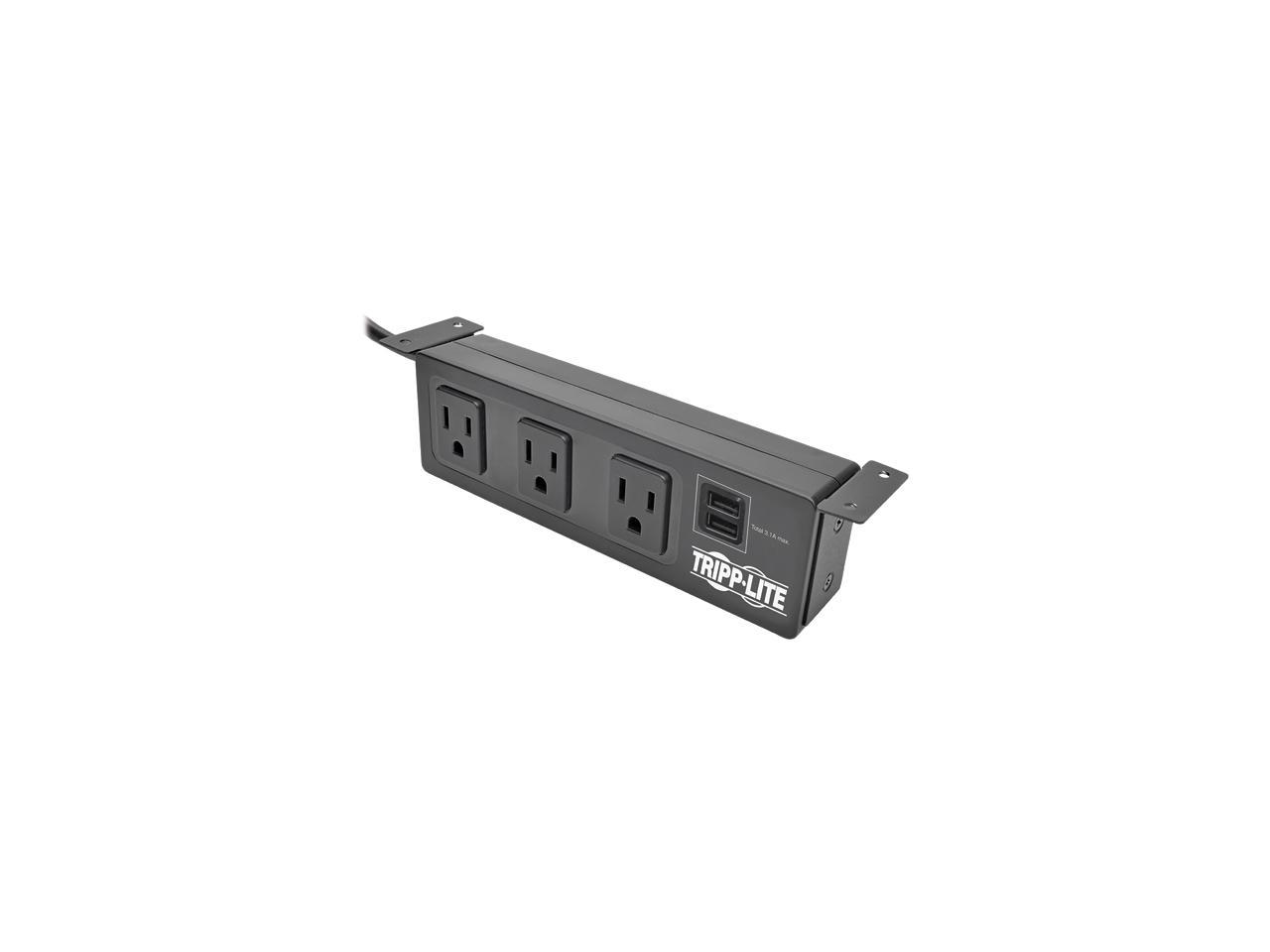 TRIPP LITE TLP310USBS 3-OUTLET SURGE PROTECTOR STRIP