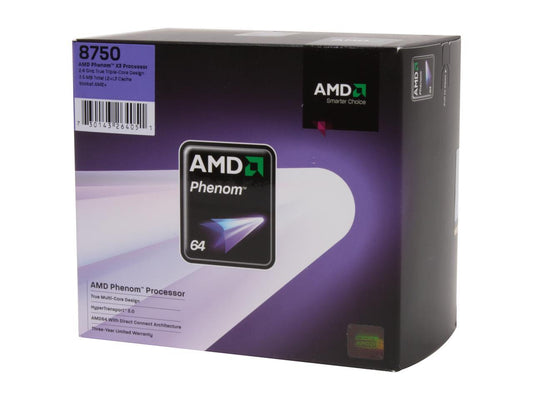 AMD Phenom X3 8750 Toliman Triple-Core 2.4 GHz Socket AM2+ 95W HD8750WCGHBOX Processor