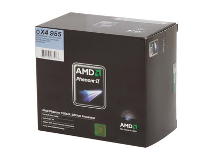 AMD Phenom II X4 955 Black Edition Deneb Quad-Core 3.2 GHz Socket AM3 125W HDZ955FBGIBOX Processor