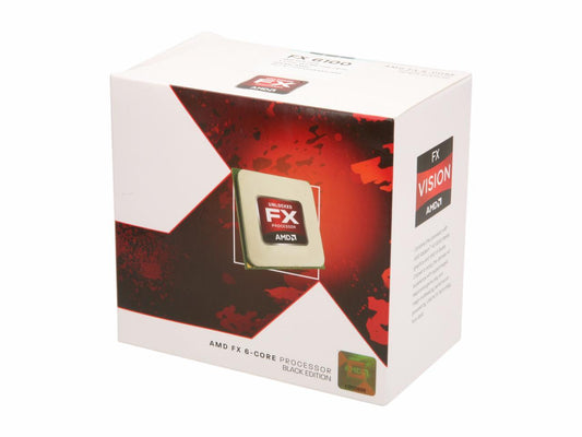 AMD FX-6100 Zambezi 6-Core 3.3 GHz Socket AM3+ 95W FD6100WMGUSBX Desktop Processor