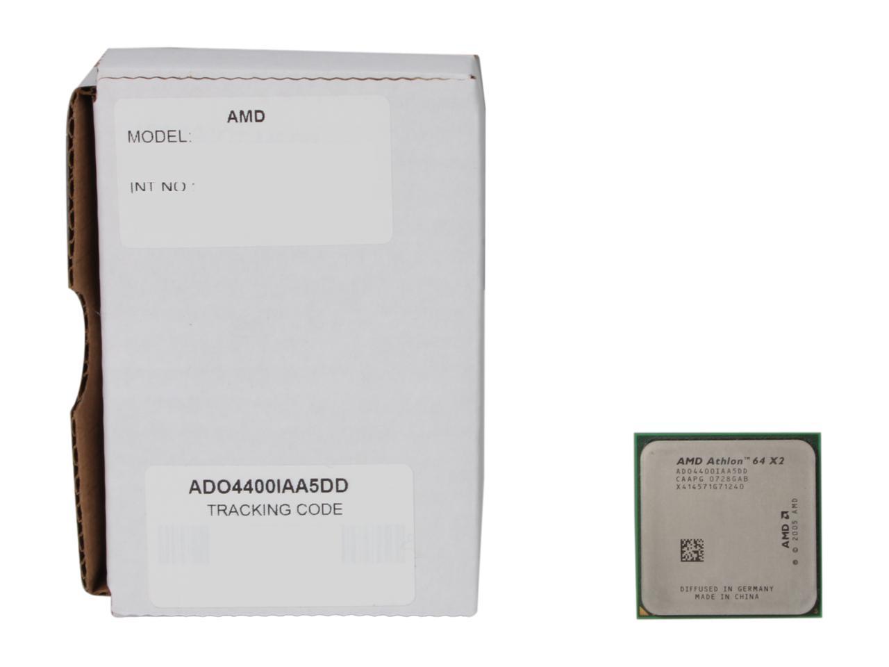 AMD Athlon 64 X2 4400+ Brisbane Dual-Core 2.3 GHz Socket AM2 ADO4400IAA5DD Processor