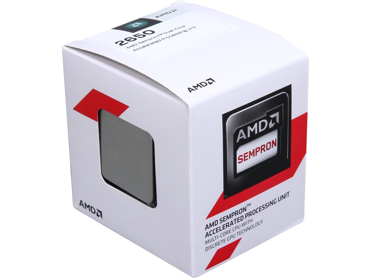 AMD Sempron 2650 Kabini Dual-Core 1.4 GHz Socket AM1 25W SD2650JAHMBOX Desktop Processor AMD Radeon HD 8240