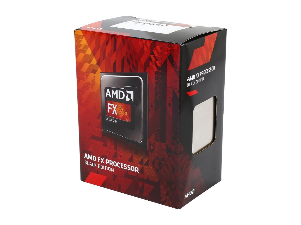AMD FX-8300 Vishera 8-Core 3.3 GHz Socket AM3+ 95W FD8300WMW8KHK Processors - Desktops