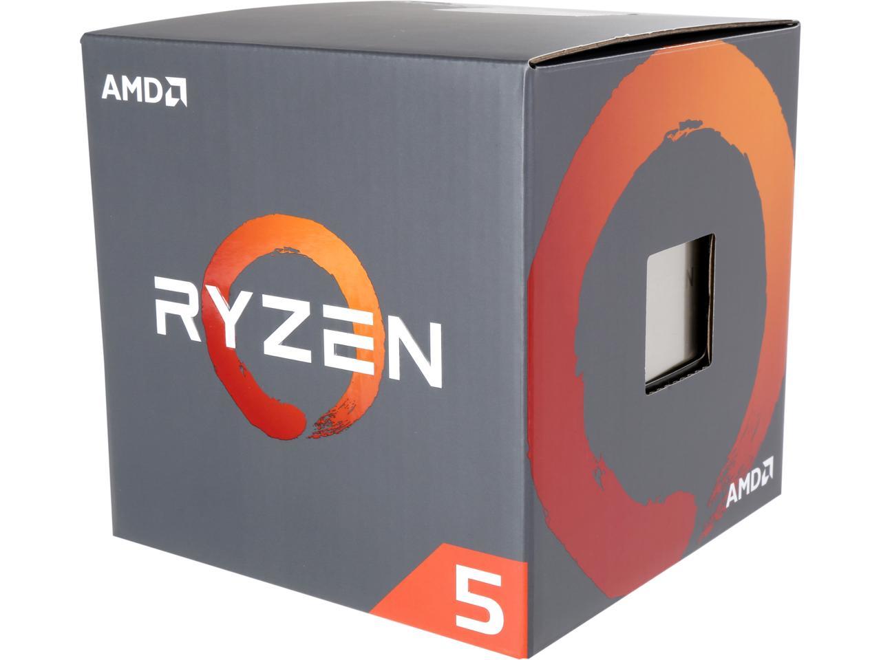 AMD RYZEN 5 1600 6-Core 3.2 GHz (3.6 GHz Turbo) Socket AM4 65W YD1600BBAEBOX Desktop Processor