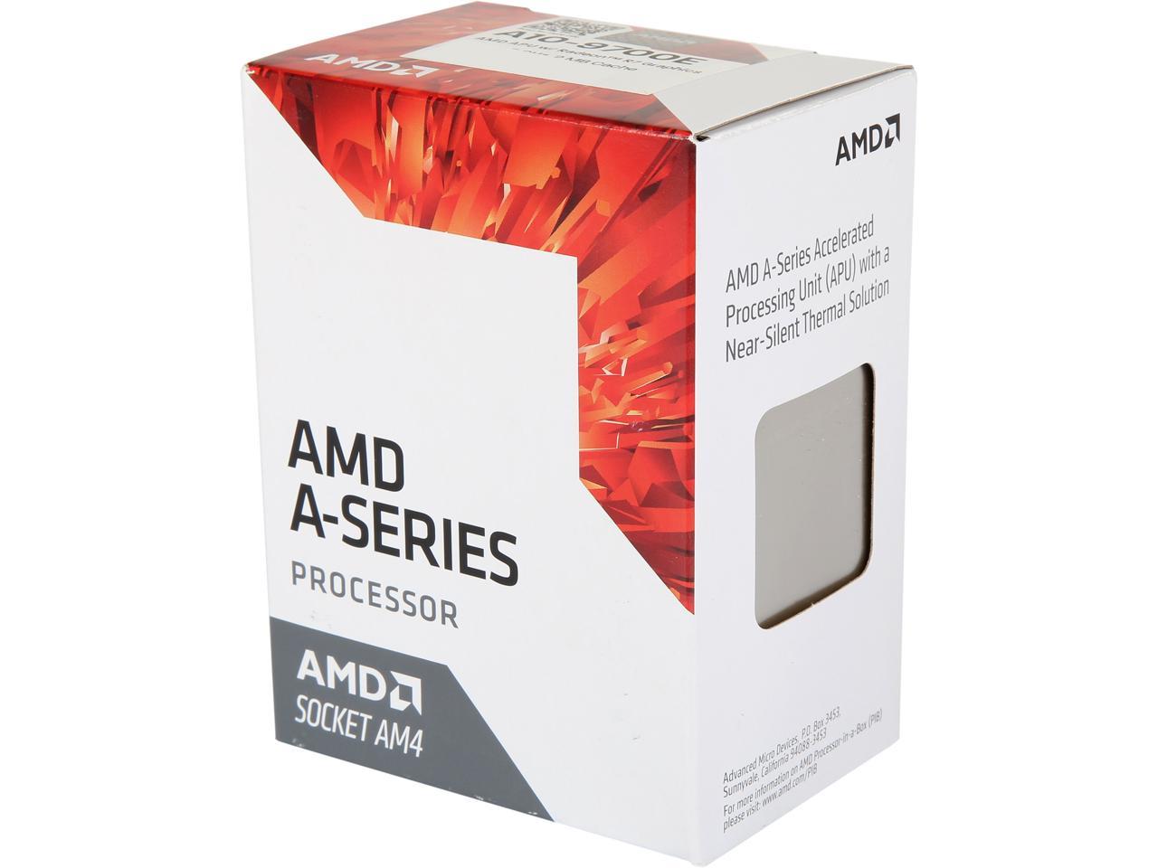 AMD A10-9700E Bristol Ridge Quad-Core 3.0 GHz Socket AM4 35W AD9700AHABBOX Desktop Processor Radeon R7