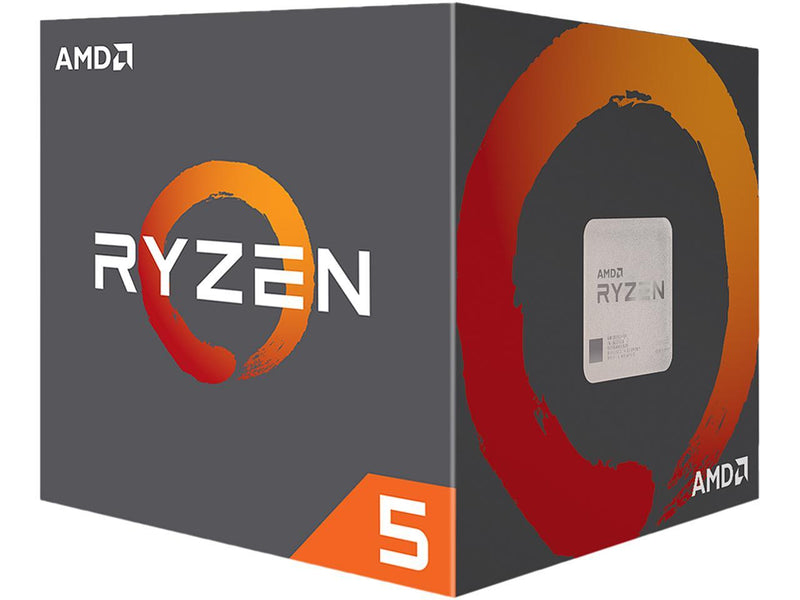 AMD RYZEN 5 2600 6-Core 3.4 GHz (3.9 GHz Max Boost) Socket AM4 65W YD2600BBAFBOX Desktop Processor