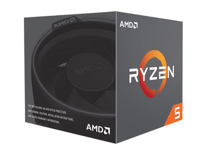 AMD RYZEN 5 2600X 6-Core 3.6 GHz (4.2 GHz Max Boost) Socket AM4 95W YD260XBCAFBOX Desktop Processor
