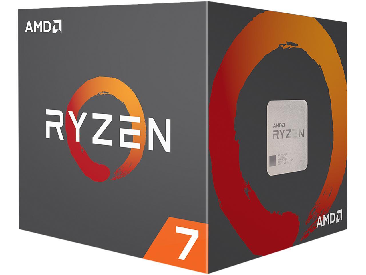 AMD RYZEN 7 2700 8-Core 3.2 GHz (4.1 GHz Max Boost) Socket AM4 65W YD2700BBAFBOX Desktop Processor