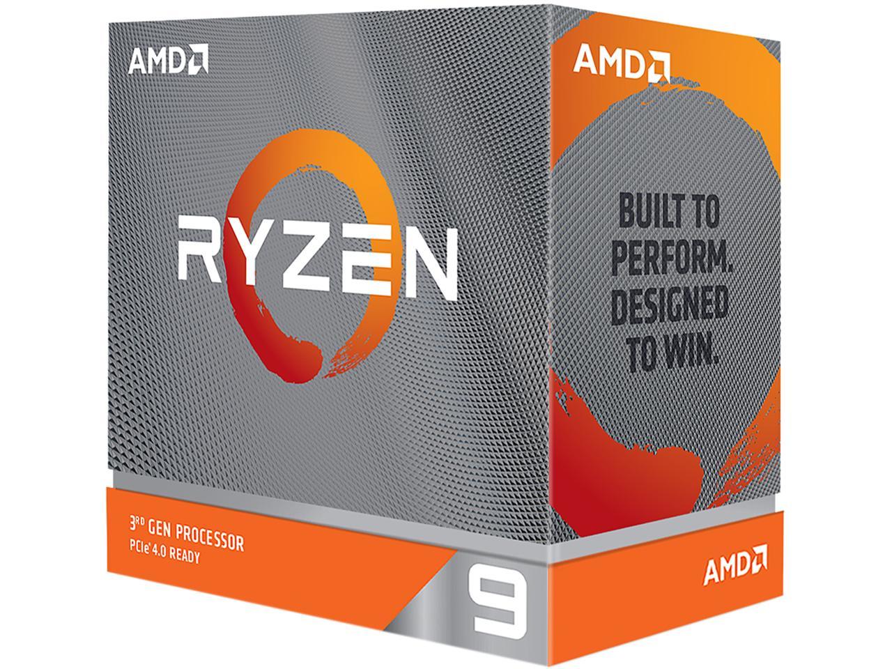 AMD Ryzen 9 3900XT 12-Core 3.8 GHz Socket AM4 105W 100-100000277WOF Desktop Processor