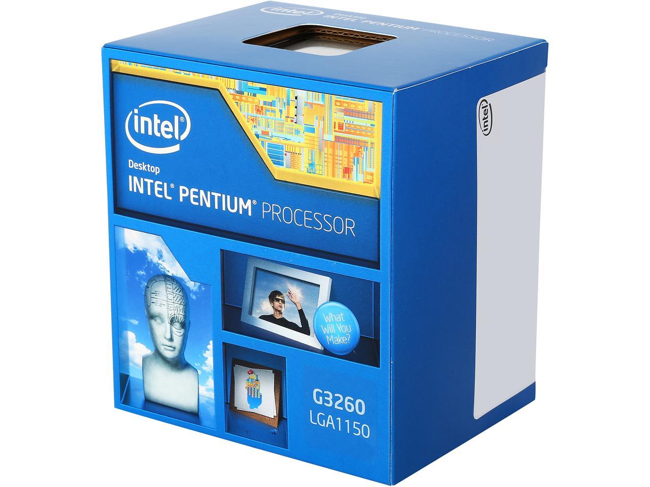 Intel Pentium G3260 Haswell Dual-Core 3.3 GHz LGA 1150 BX80646G3260 Desktop Processor