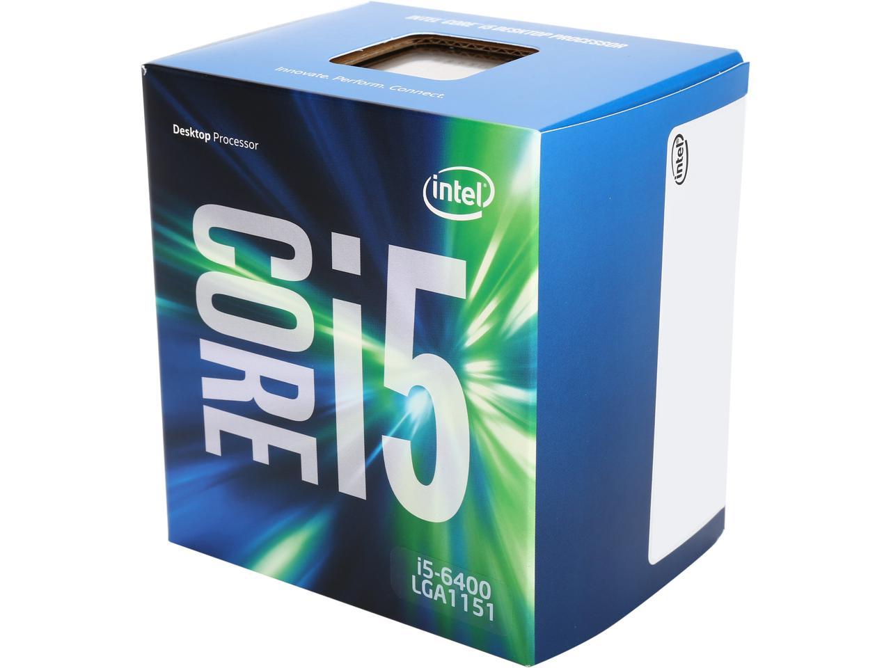 Intel Core i5-6400 Skylake Quad-Core 2.7 GHz LGA 1151 65W BX80662I56400 Desktop Processor Intel HD Graphics 530