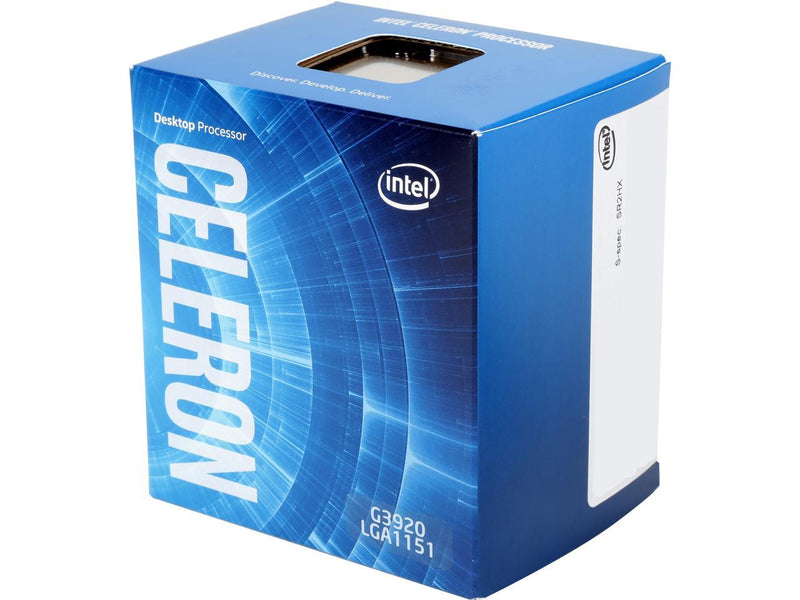 Intel Celeron G3920 Skylake Dual-Core 2.9 GHz LGA 1151 65W Desktop Processor Intel HD Graphics 510 BX80662G3920