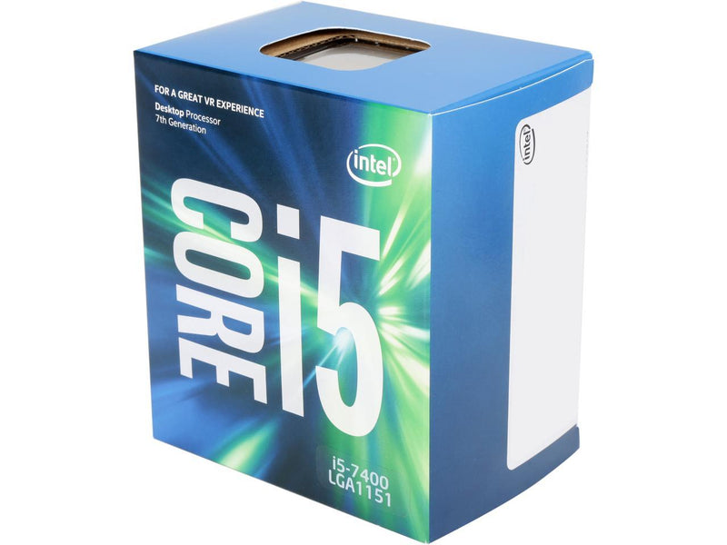 Intel Core i5-7400 Kaby Lake Quad-Core 3.0 GHz LGA 1151 65W BX80677I57400 Desktop Processor