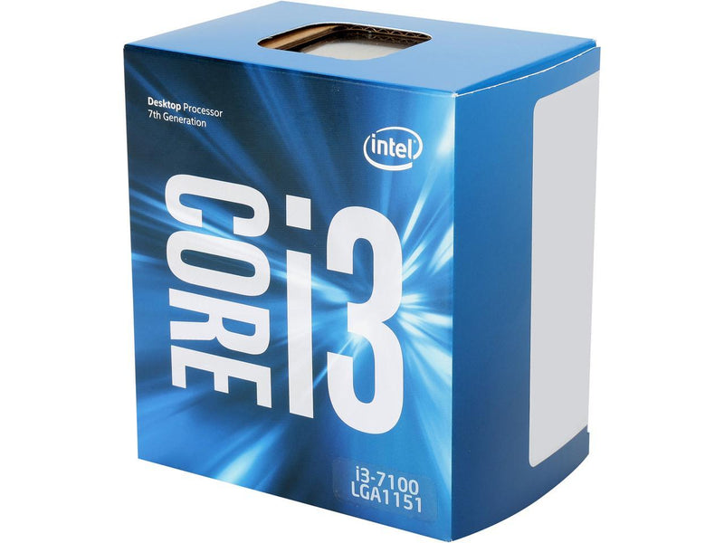 Intel Core i3-7100 Kaby Lake Dual-Core 3.9 GHz LGA 1151 51W BX80677I37100 Desktop Processor Intel HD Graphics 630