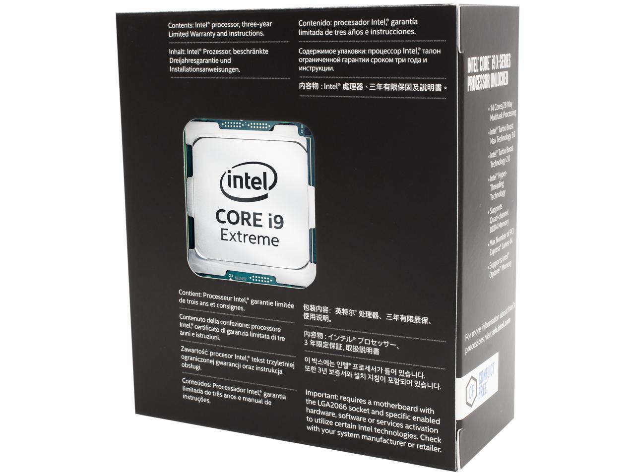 Intel Core i9-7940X Skylake X 14-Core 3.1 GHz LGA 2066 165W BX80673I97940X Desktop Processor
