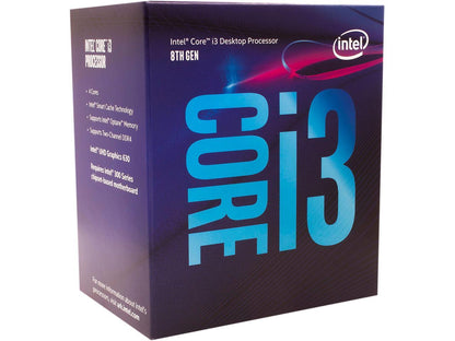 Intel Core i3-8300 Coffee Lake Quad-Core 3.7 GHz LGA 1151 (300 Series) 65W BX80684I38300 Desktop Processor Intel UHD Graphics 630