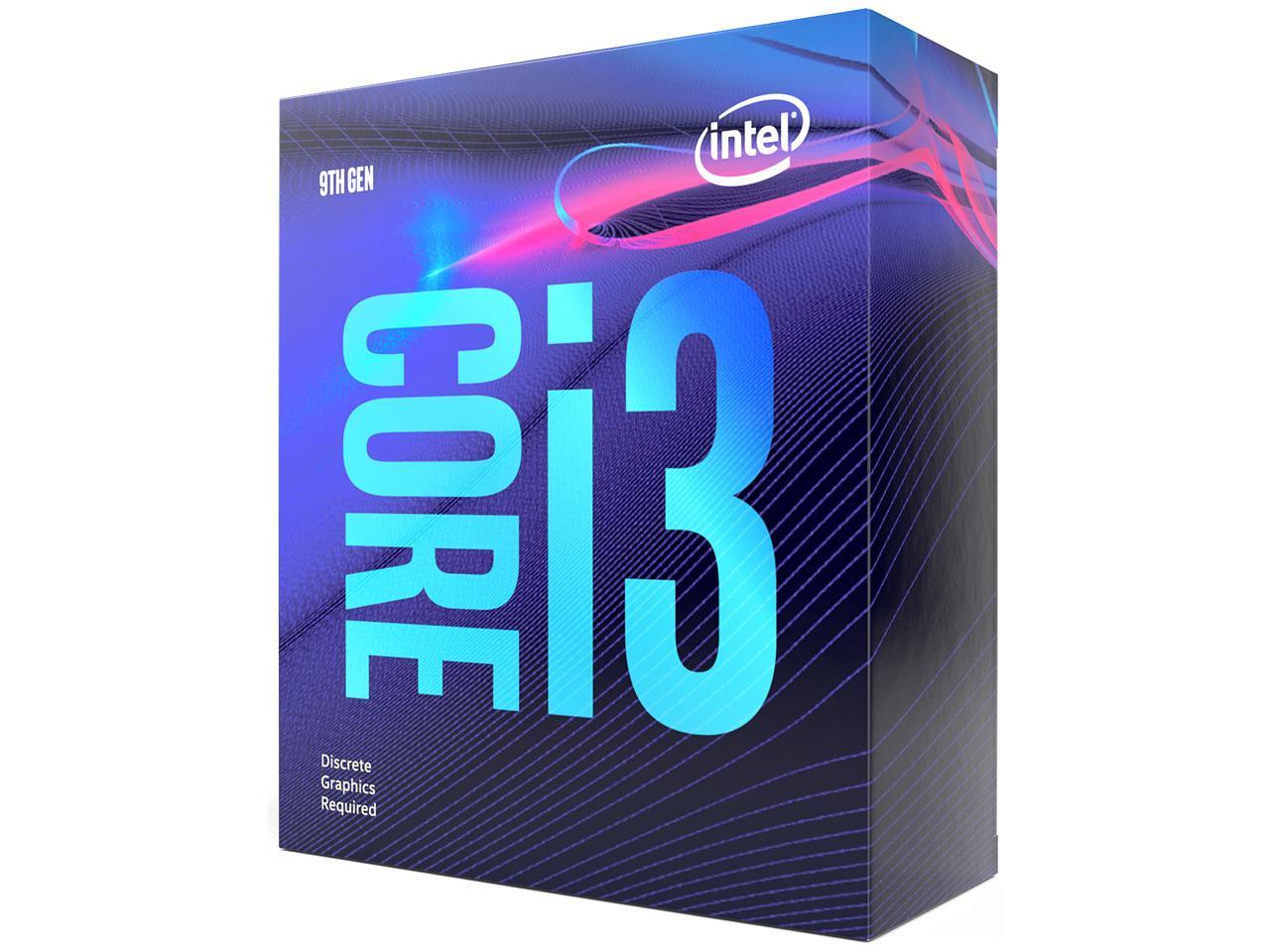 Intel Core i3-9100F Coffee Lake 4-Core 3.6 GHz (4.2 GHz Turbo) LGA 1151 (300 Series) 65W BX80684i39100F Desktop Processor Without Graphics